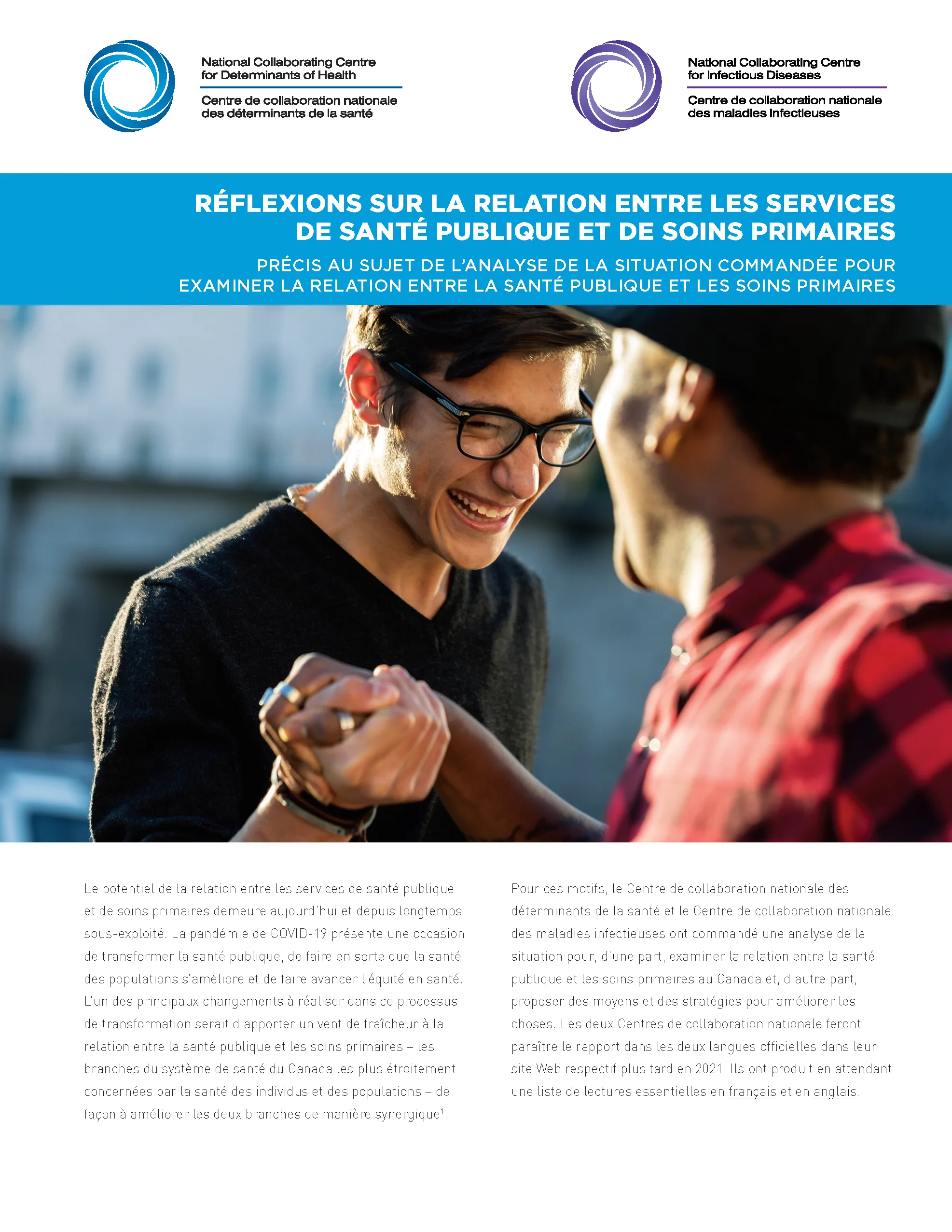 Réflexions sur la relation entre les services de santé publique et de soins primaires