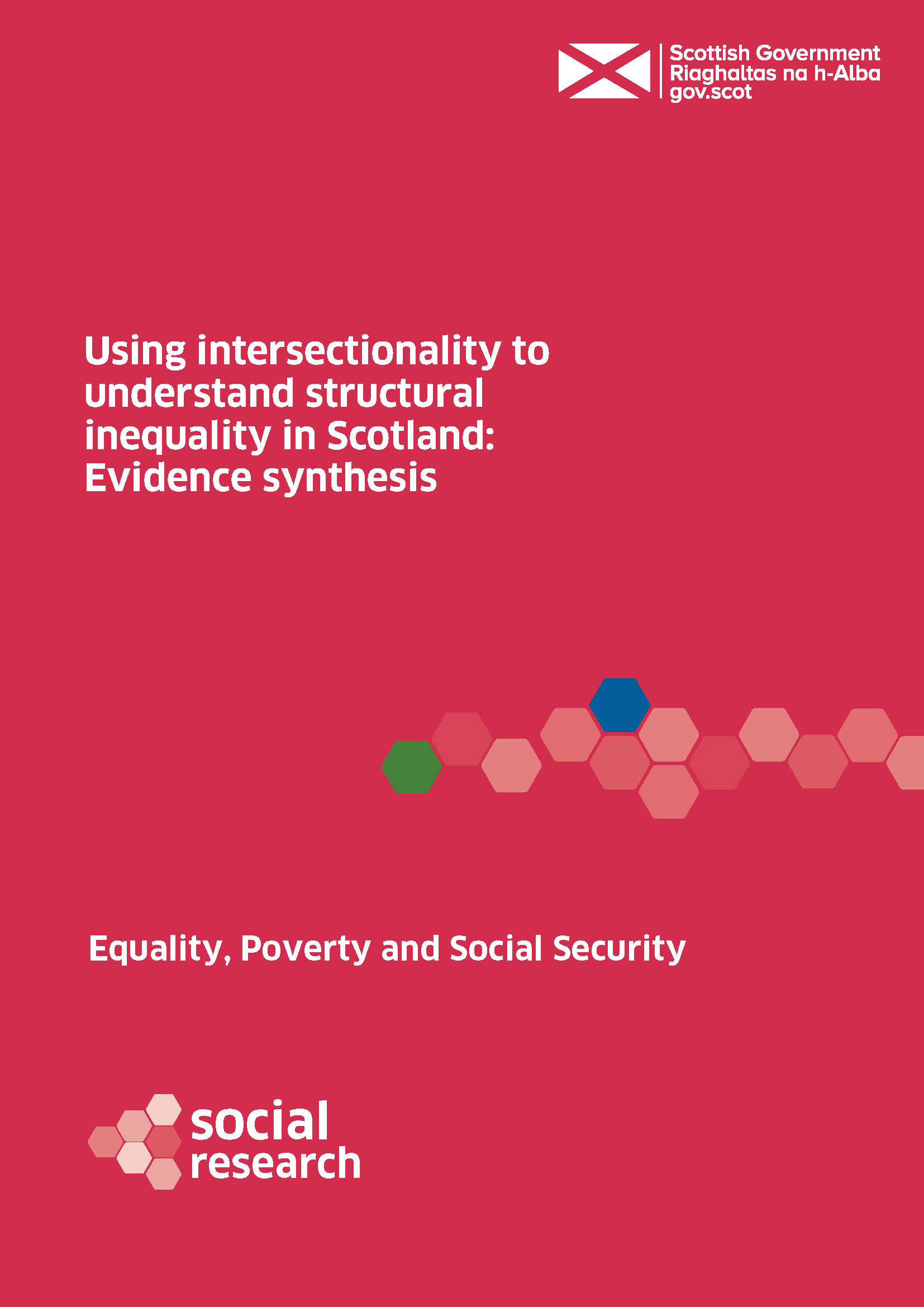 Using intersectionality to understand structural inequality in Scotland: Evidence synthesis