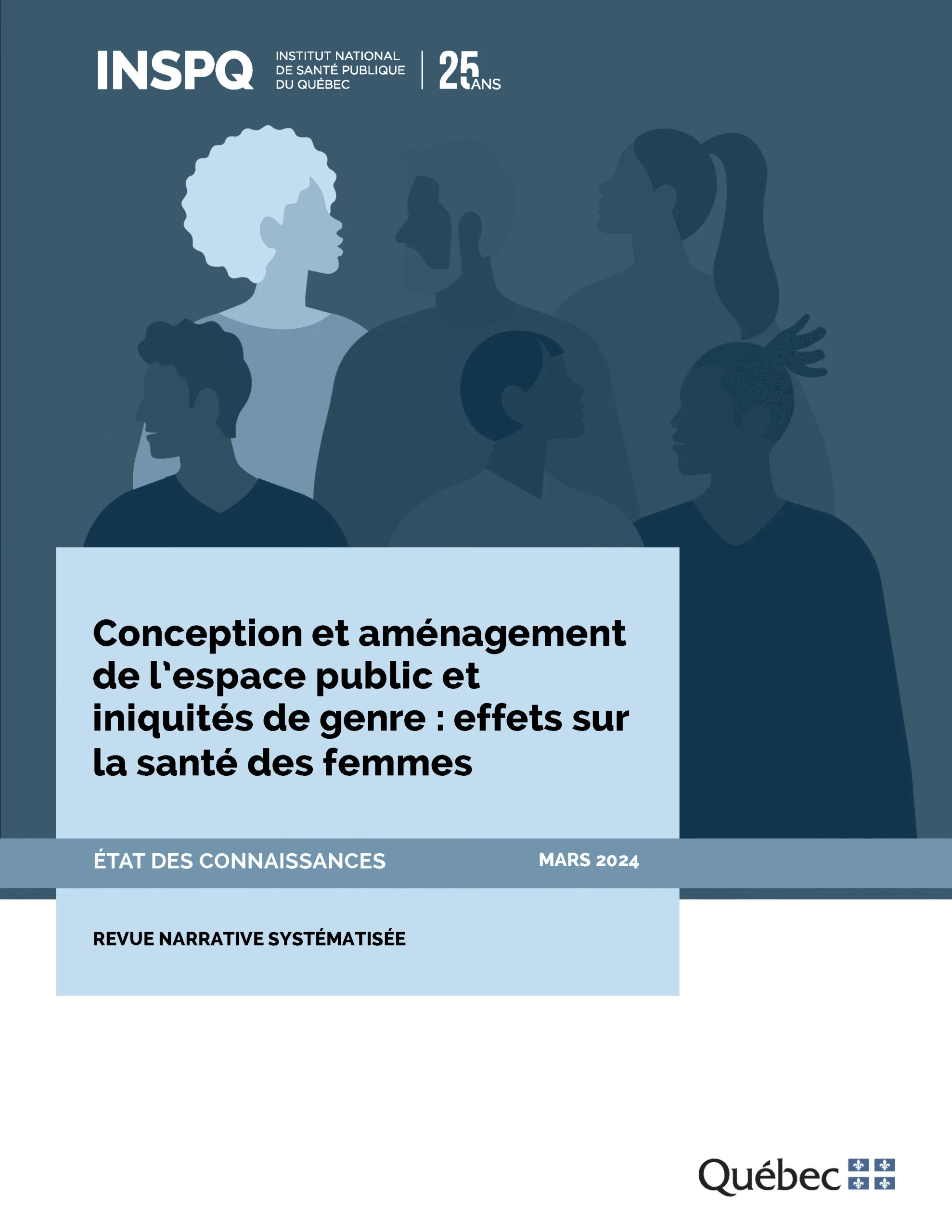 Conception et aménagement de l’espace public et iniquités de genre : effets sur la santé des femmes